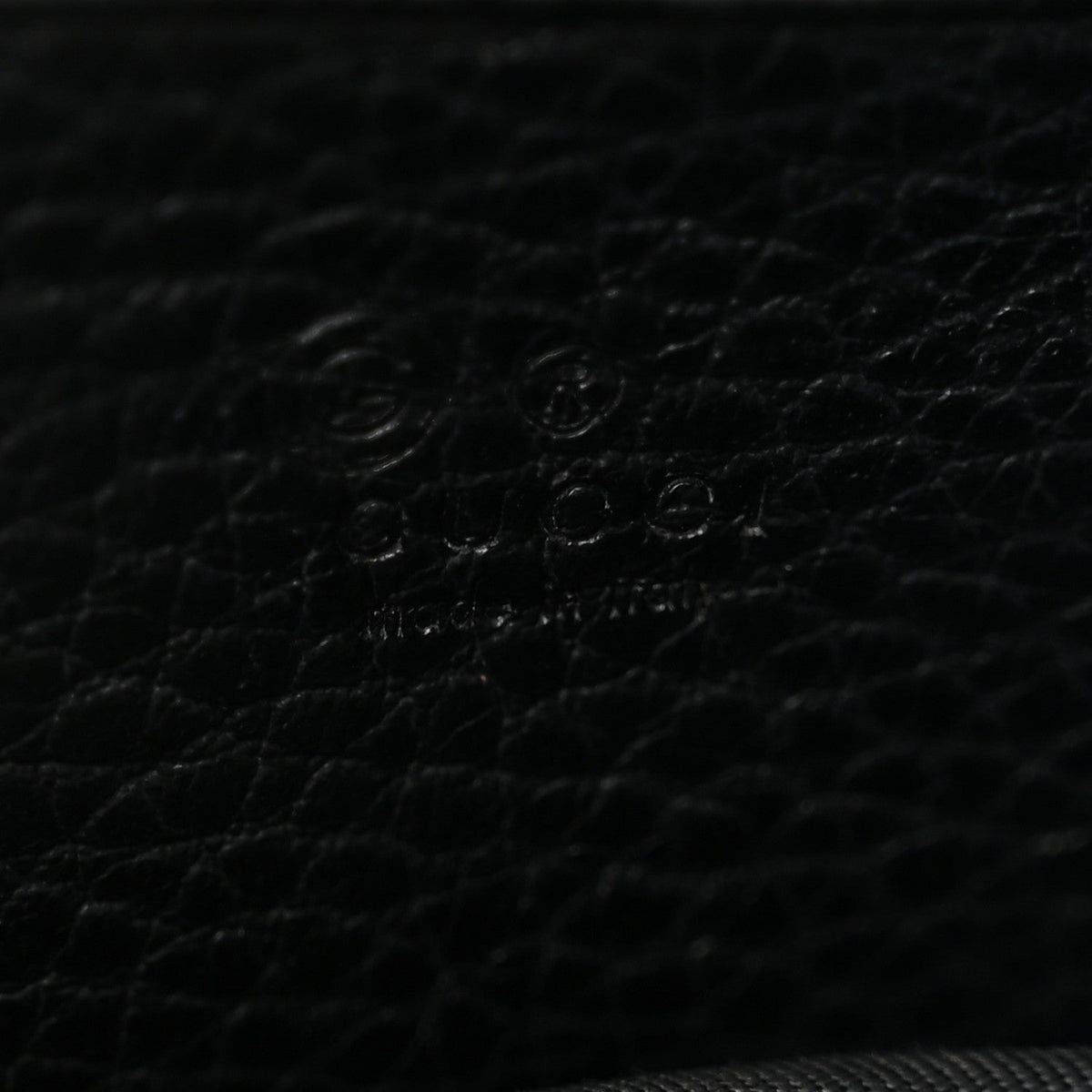 Calfskin Wallet Bag - Black