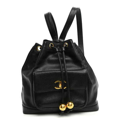 Caviar Backpack - Black