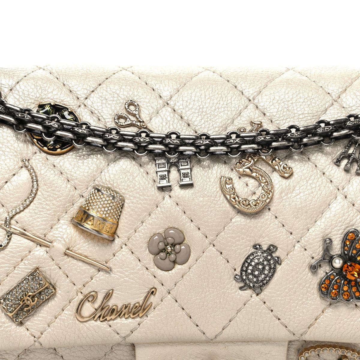 Calfskin Flap Shoulder Bag