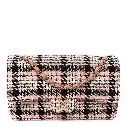 Medium Quilted Flap Shoulder Bag - Pink