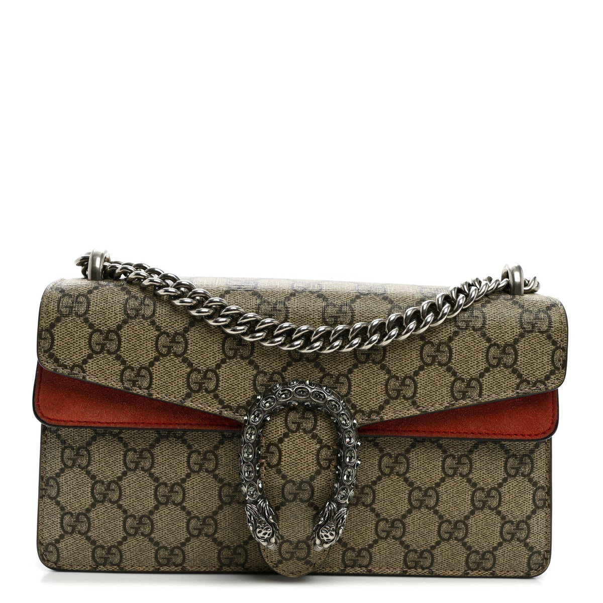 Small Suede Shoulder Bag - Beige