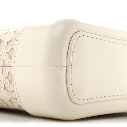 Small Calfskin Hobo Bag - White