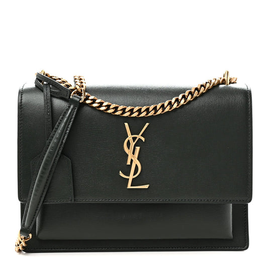 Medium Calfskin Handbag - Green