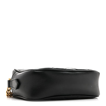 Mini Calfskin Shoulder Bag - Black