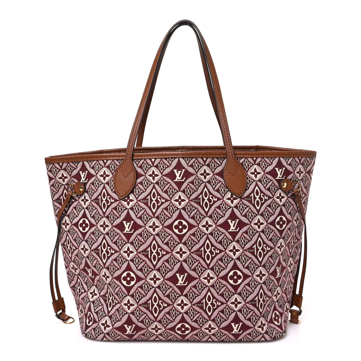 Jacquard Since 1854 Neverfull Mm Bordeau Handbag