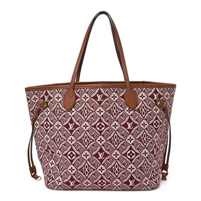 Jacquard Since 1854 Neverfull Mm Bordeau Handbag