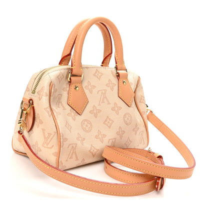 Monogram Origine Lin Speedy Bandouliere  Handbag