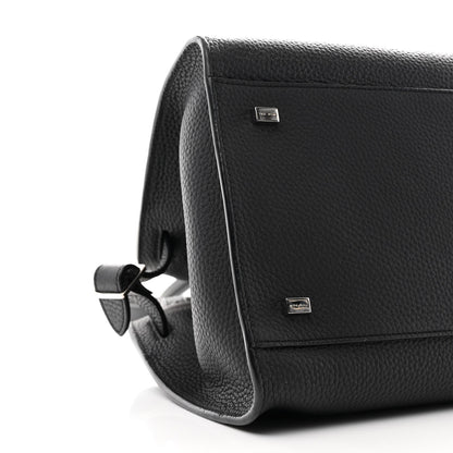 Calfskin Handbag - Black