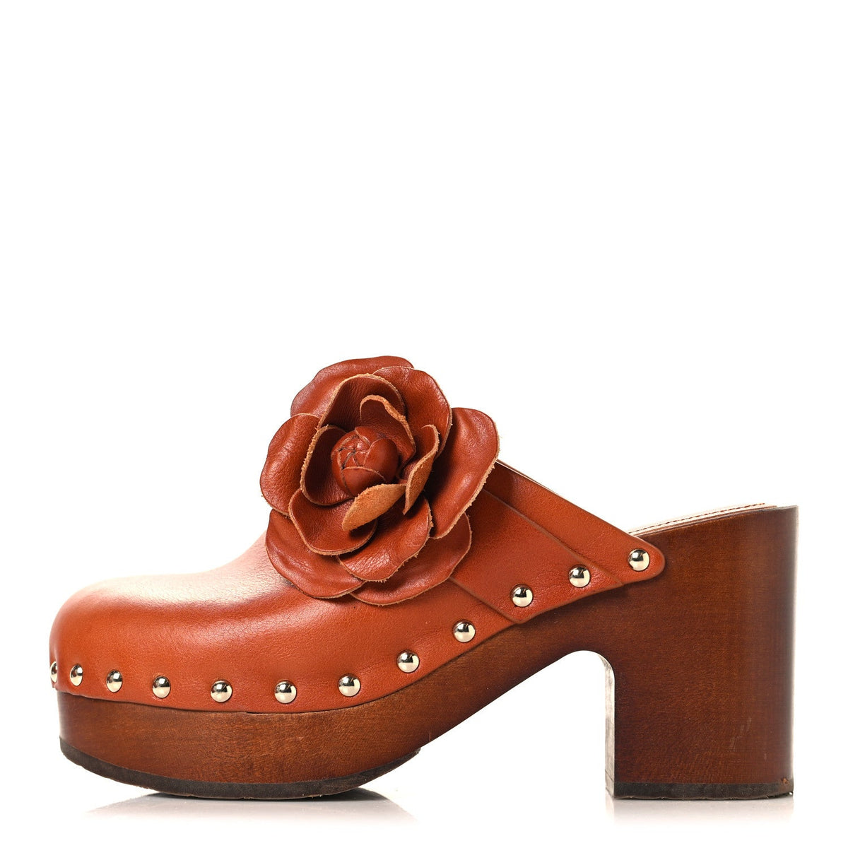 Calfskin Handbag - Brown