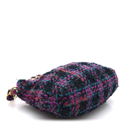Quilted Hobo Bag - Purple