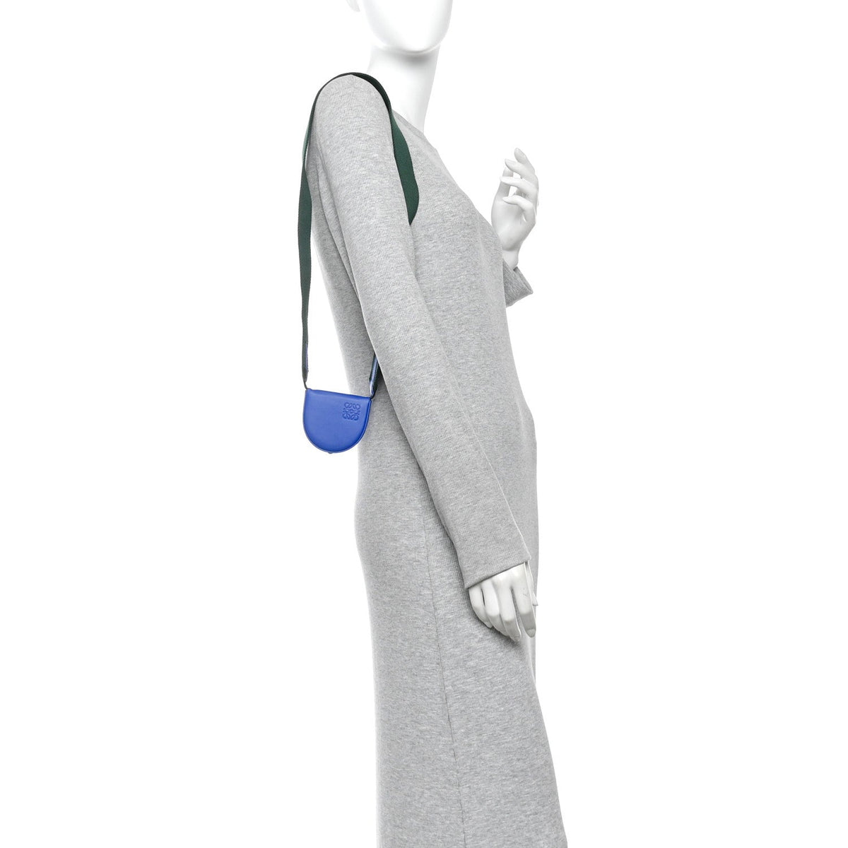 Mini Calfskin Crossbody Bag - Blue