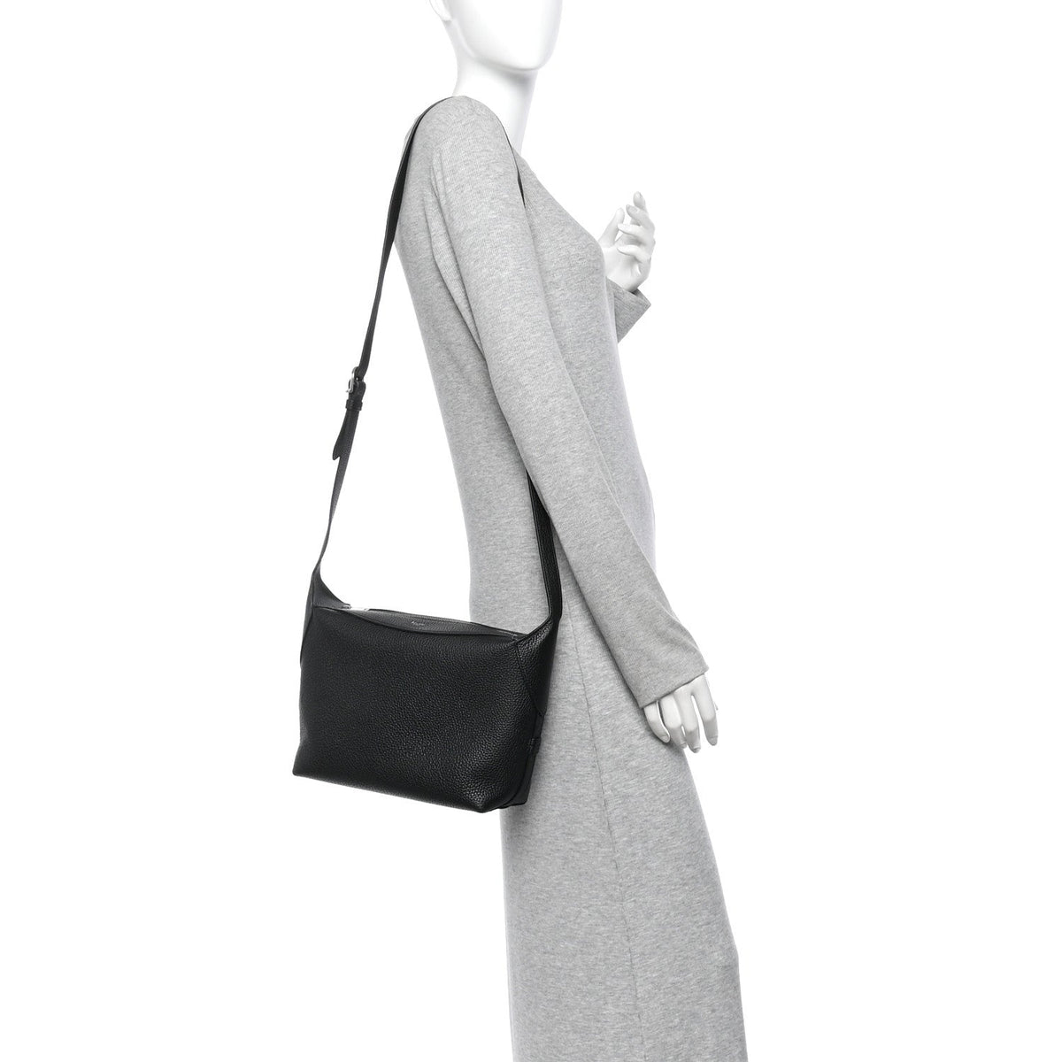 Calfskin Crossbody Bag - Black