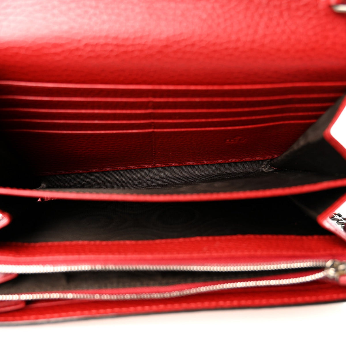 Mini Calfskin Wallet Bag - Red