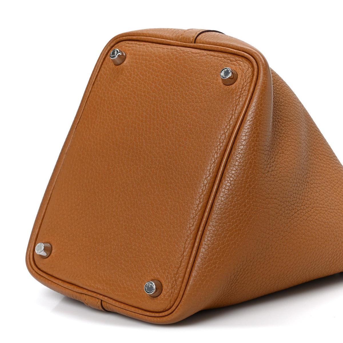 Taurillon Clemence Swift Eclat Picotin L Handbag