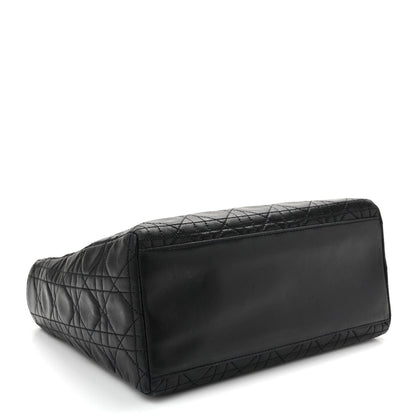 Medium Lambskin Handbag - Black