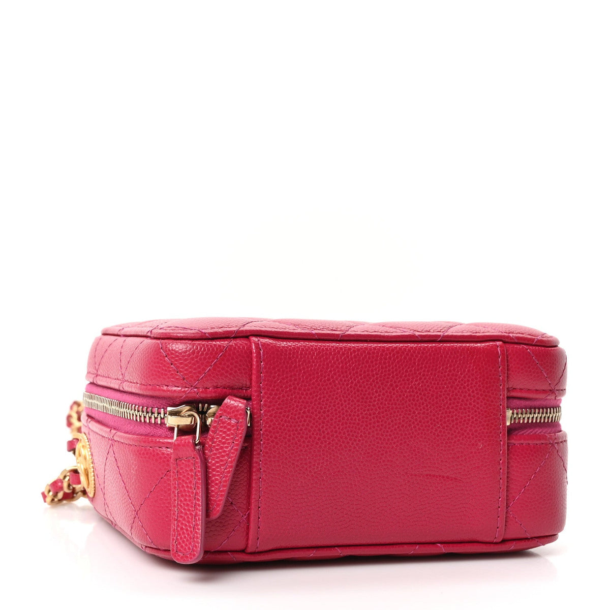 Quilted Caviar Clutch Bag