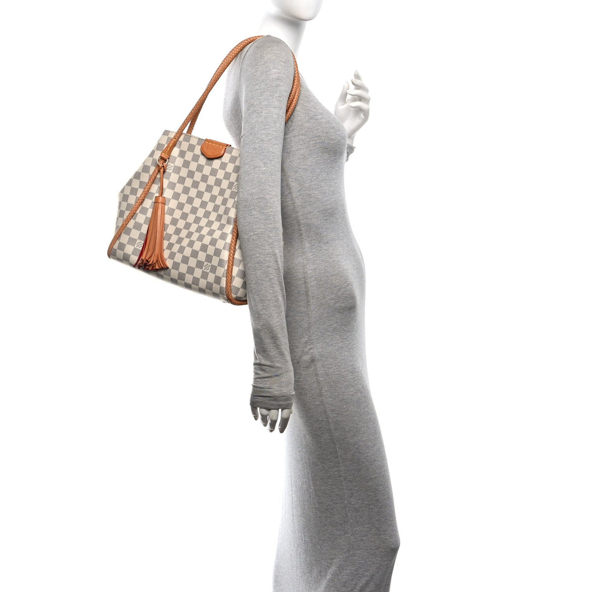 Damier Azur Propriano Rose Ballerine Handbag