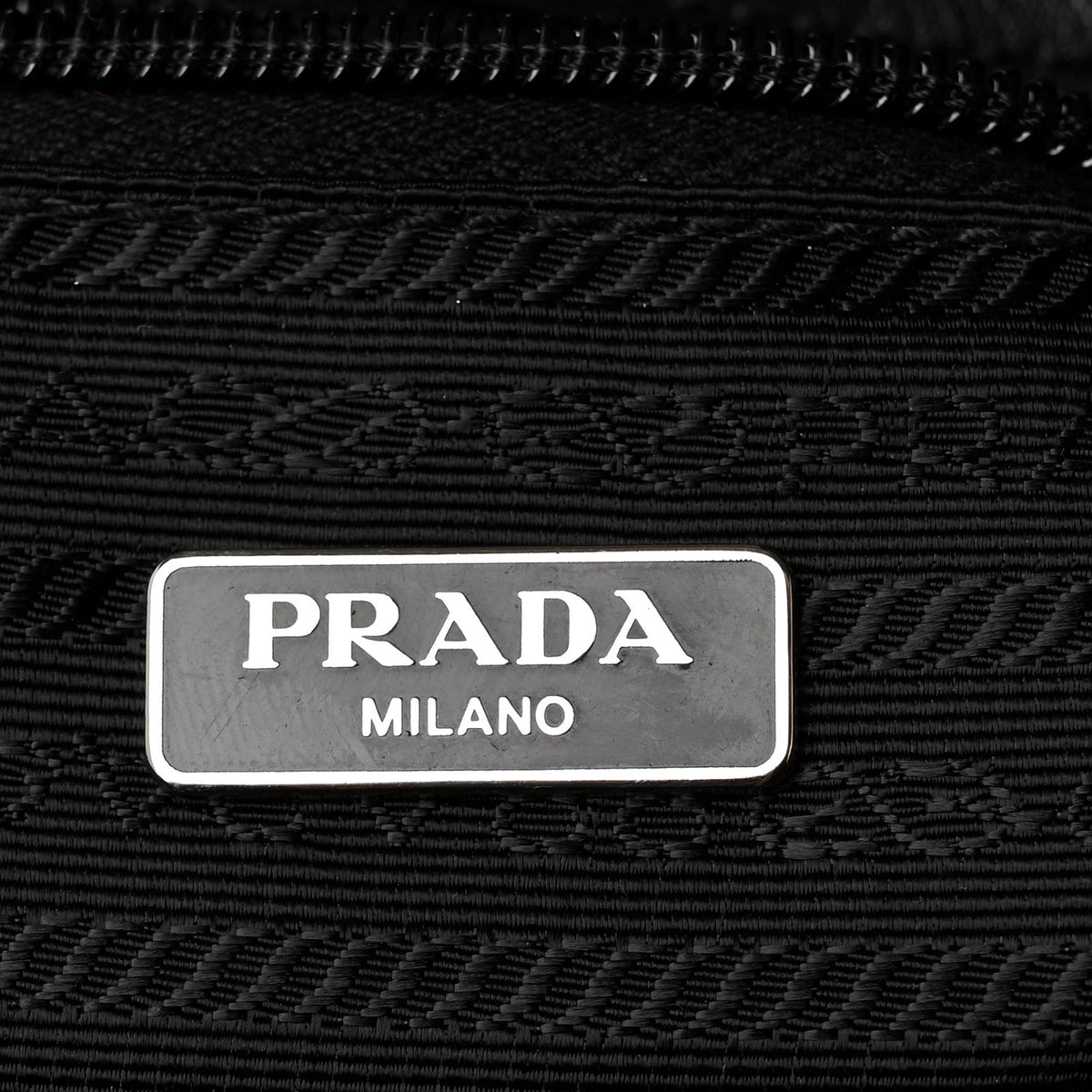 Leather Nylon Tote Bag - Black