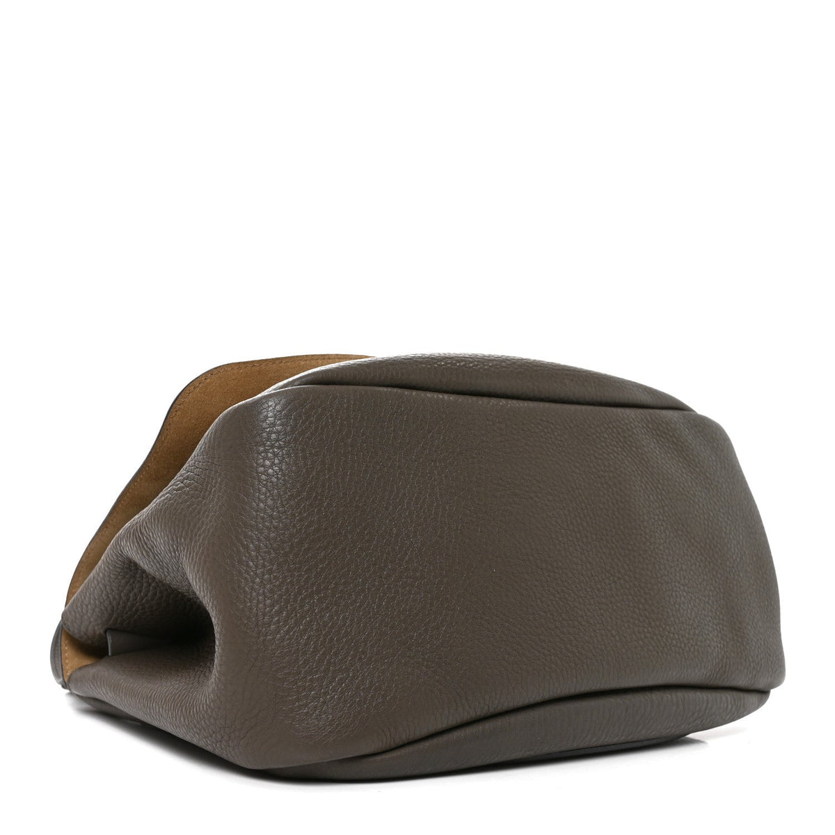 Small Calfskin Handbag - Grey