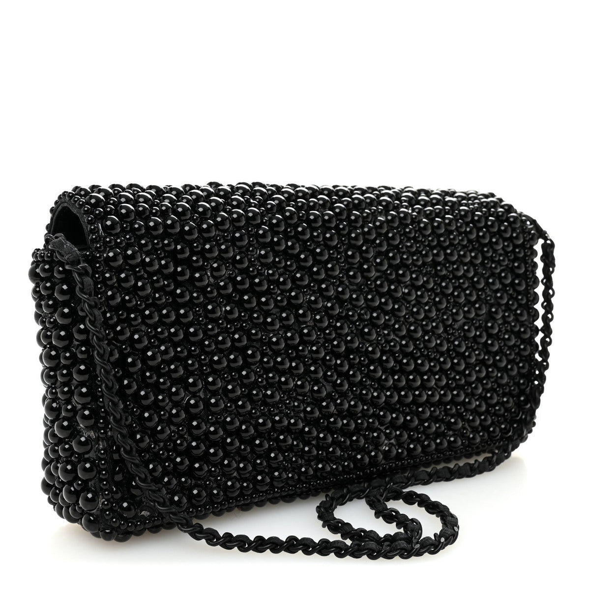 Flap Shoulder Bag - Black