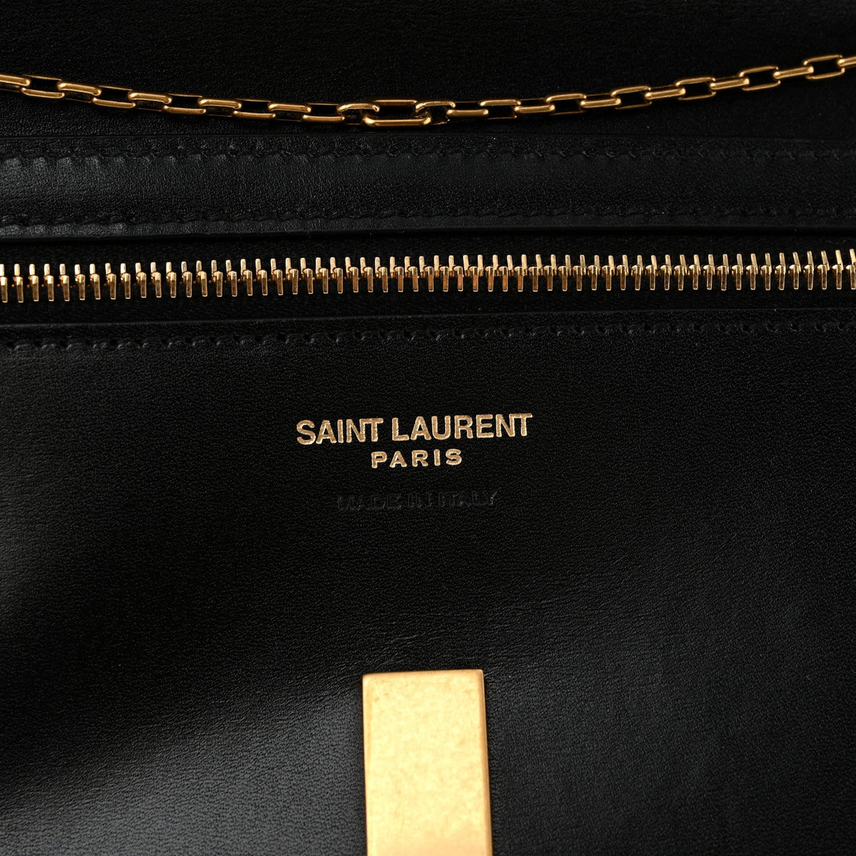 Calfskin Wallet Bag - Black