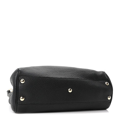 Small Calfskin Tote Bag - Black