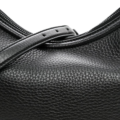 Small Calfskin Hobo Bag - Black