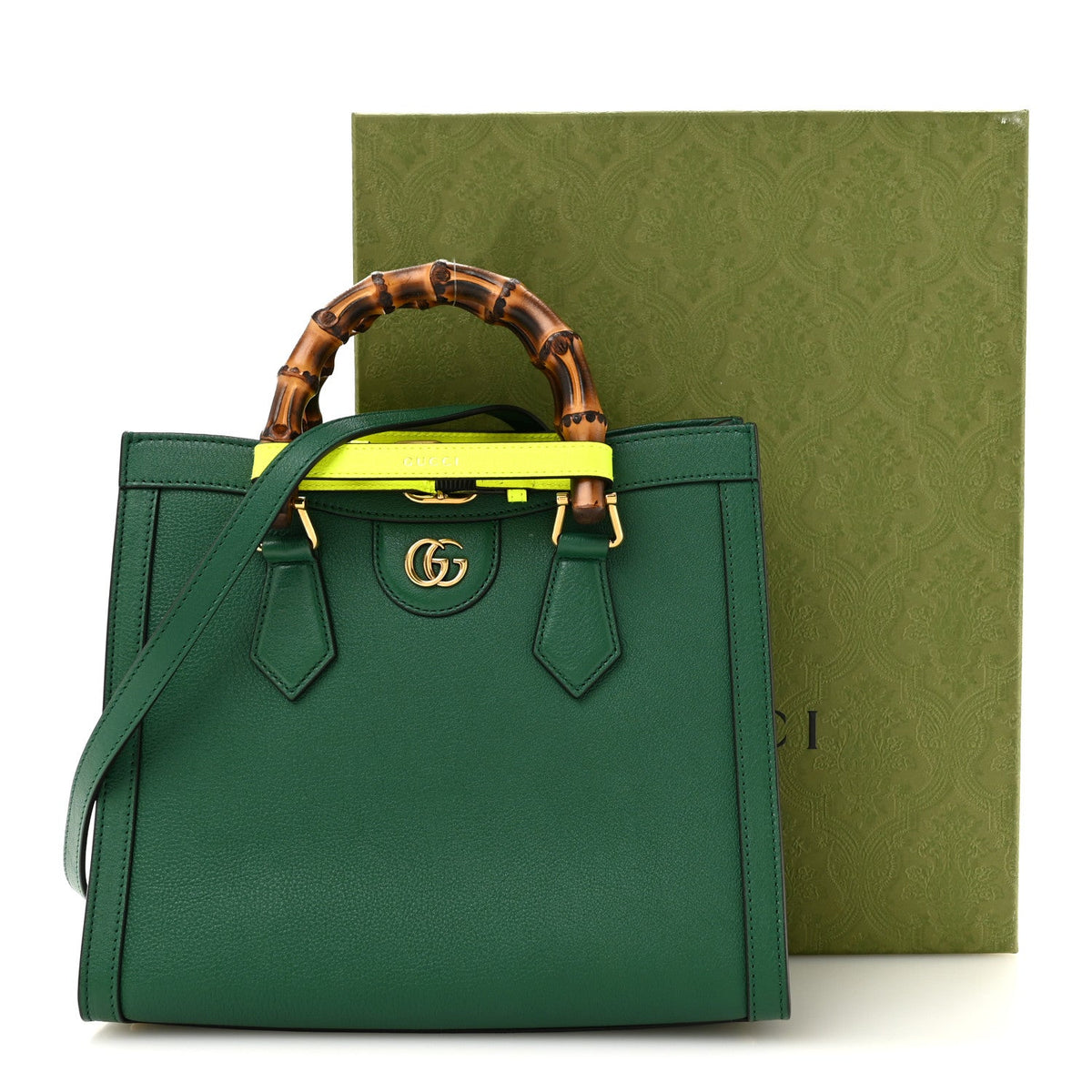 Small Calfskin Tote Bag - Green