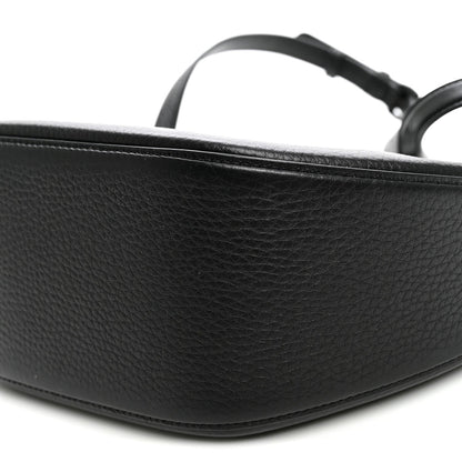Small Calfskin Hobo Bag - Black