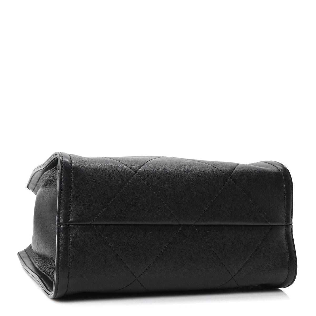 Small Calfskin Handbag - Black