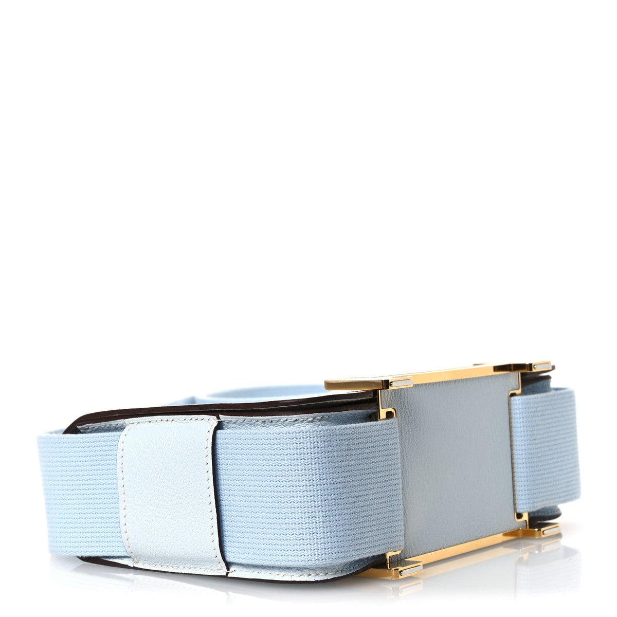 Chevre Mysore Verso Geta Bleu Brume Nata Handbag