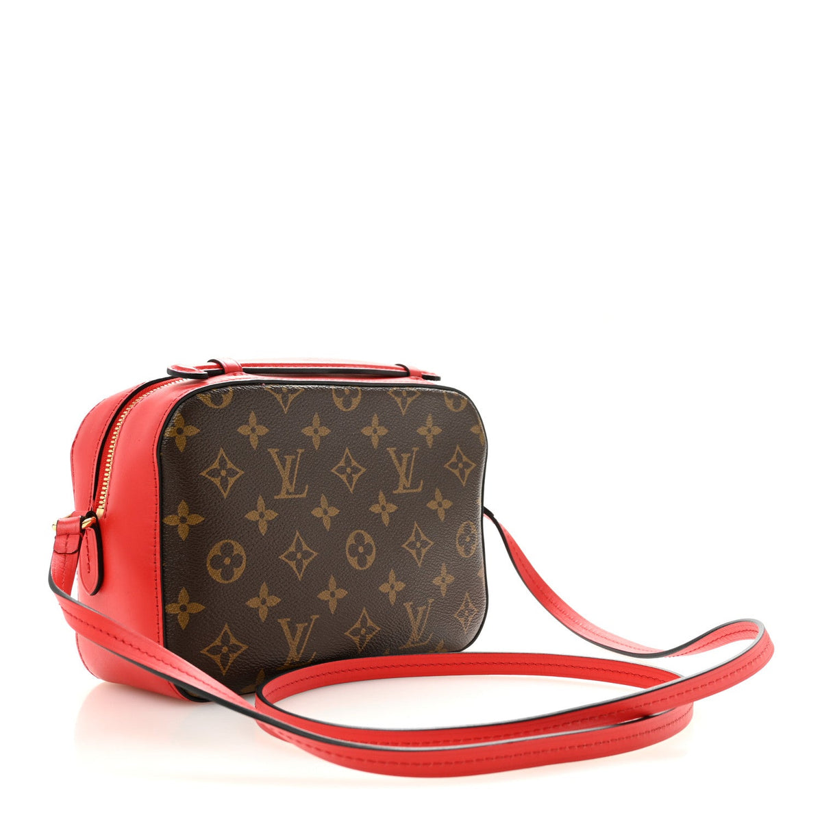 Monogram Saintonge Coquelicot Handbag