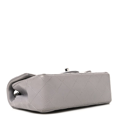 Mini Quilted Lambskin Flap Shoulder Bag - Tan