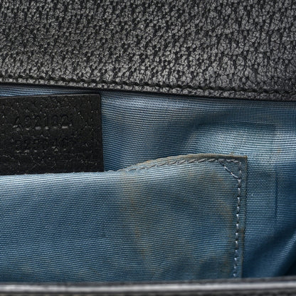 Small Calfskin Shoulder Bag - Black