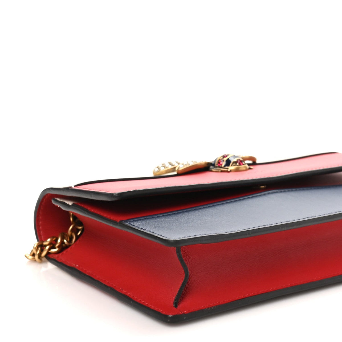 Calfskin Wallet Bag - Blue