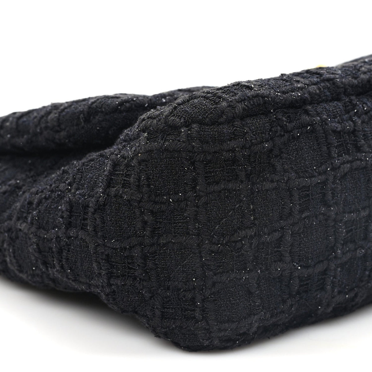 Medium Quilted Flap Shoulder Bag - Black