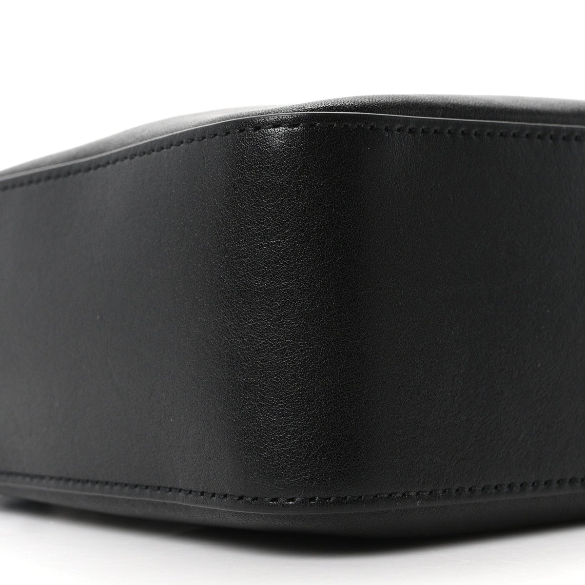 Small Calfskin Bucket Bag - Black