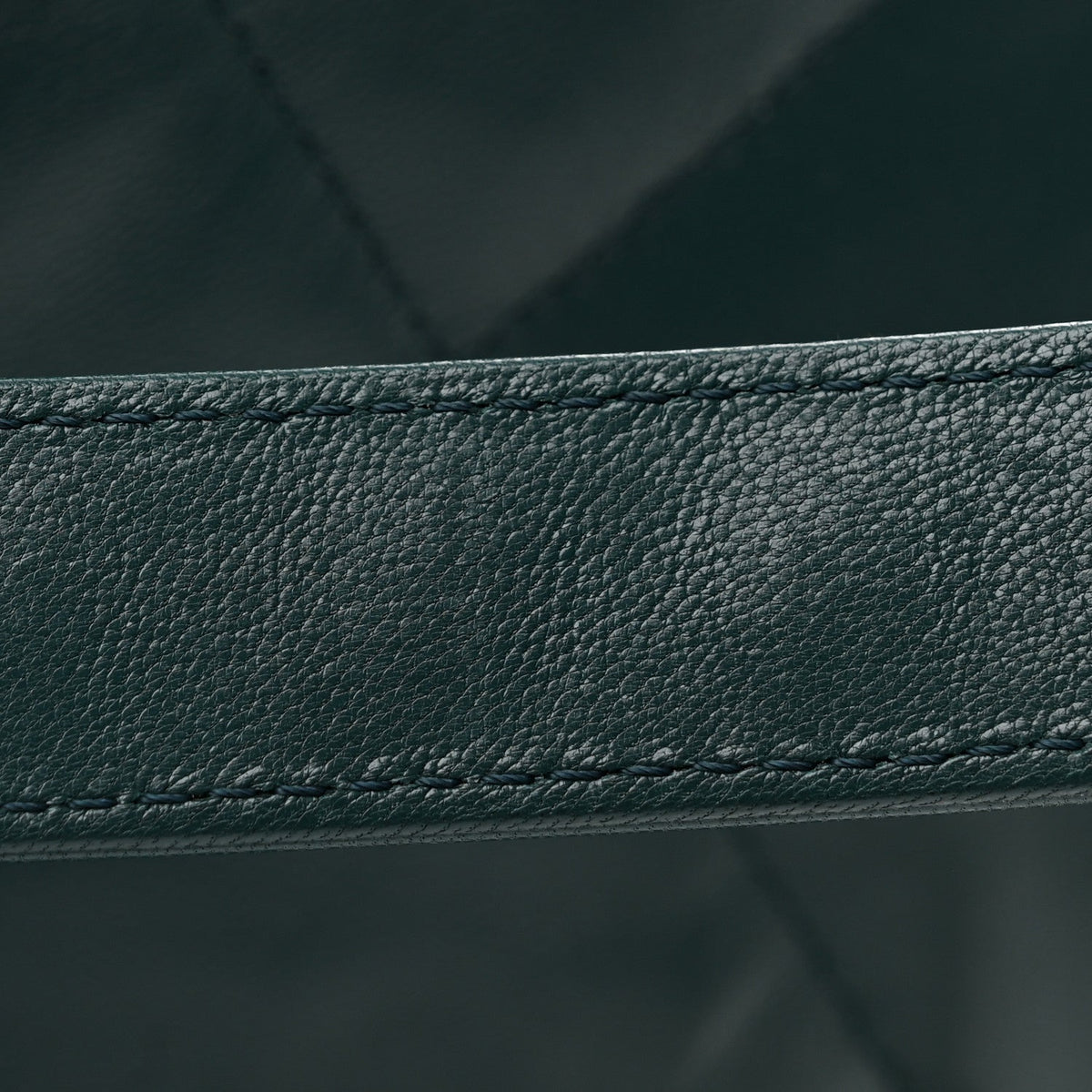 Medium Quilted Goatskin Flap Shoulder Bag - Blue