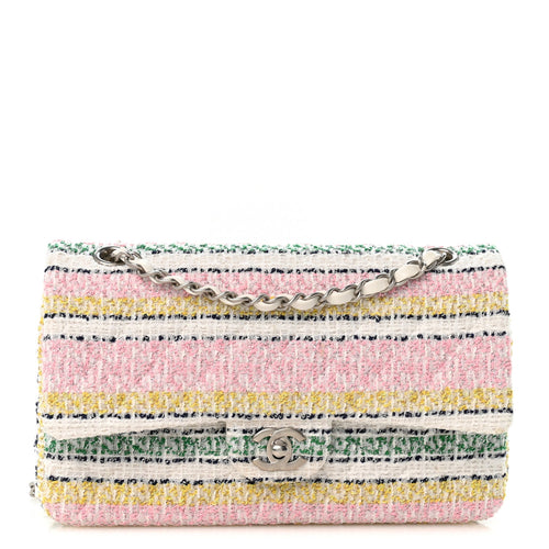 Medium Quilted Flap Shoulder Bag - Yellow