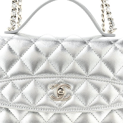 Quilted Caviar Wallet Bag