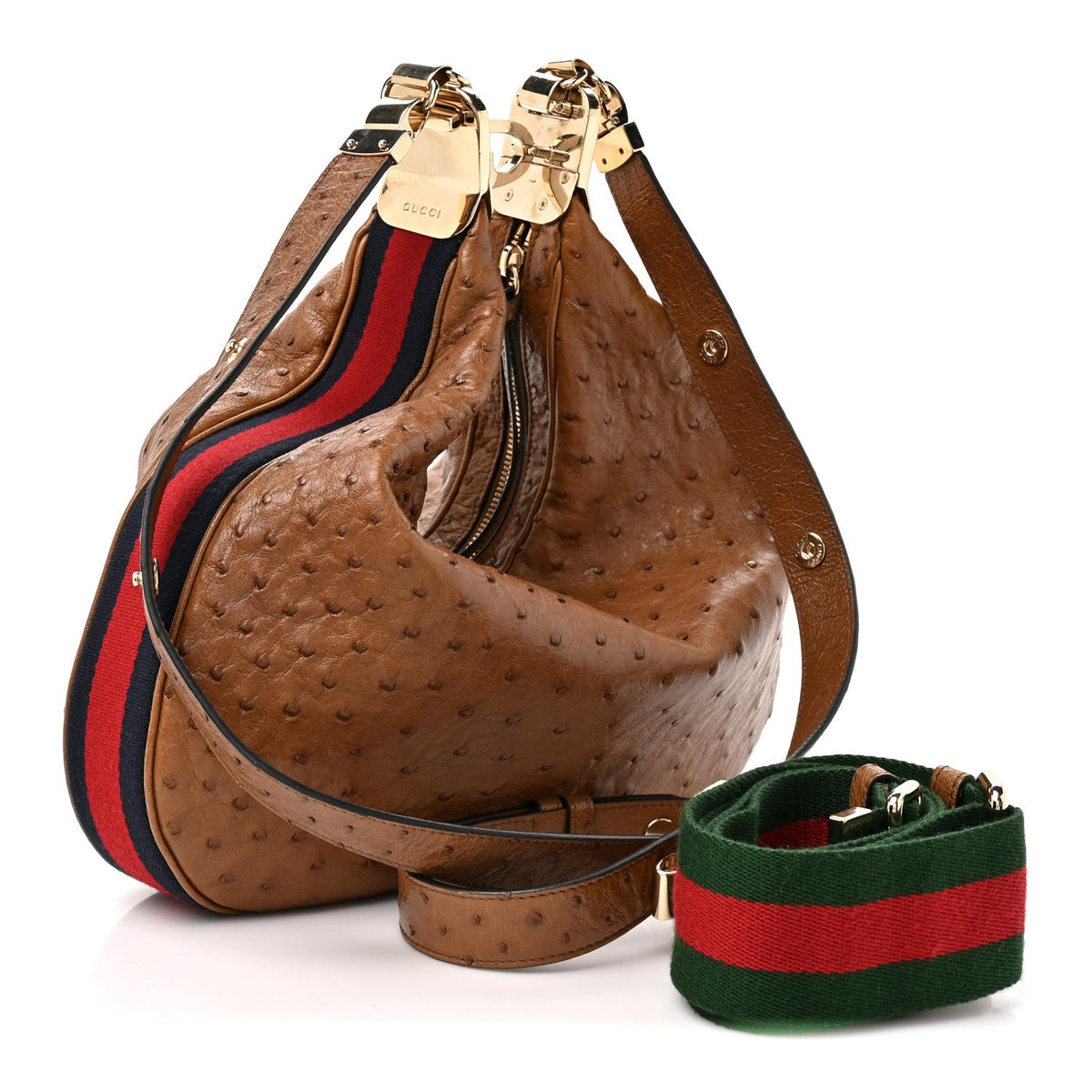 Large Shoulder Bag - Brown