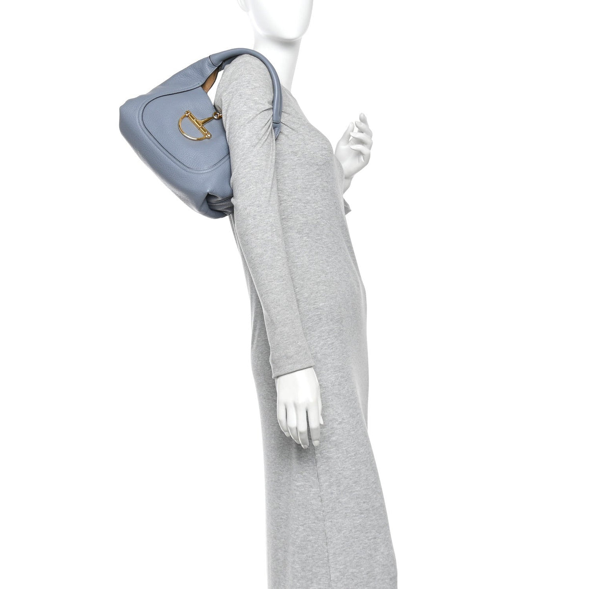 Medium Calfskin Shoulder Bag - Blue