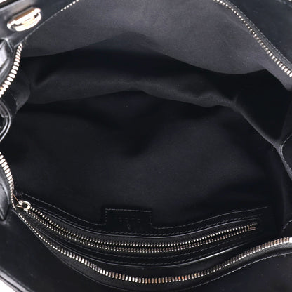 Small Calfskin Tote Bag - Black