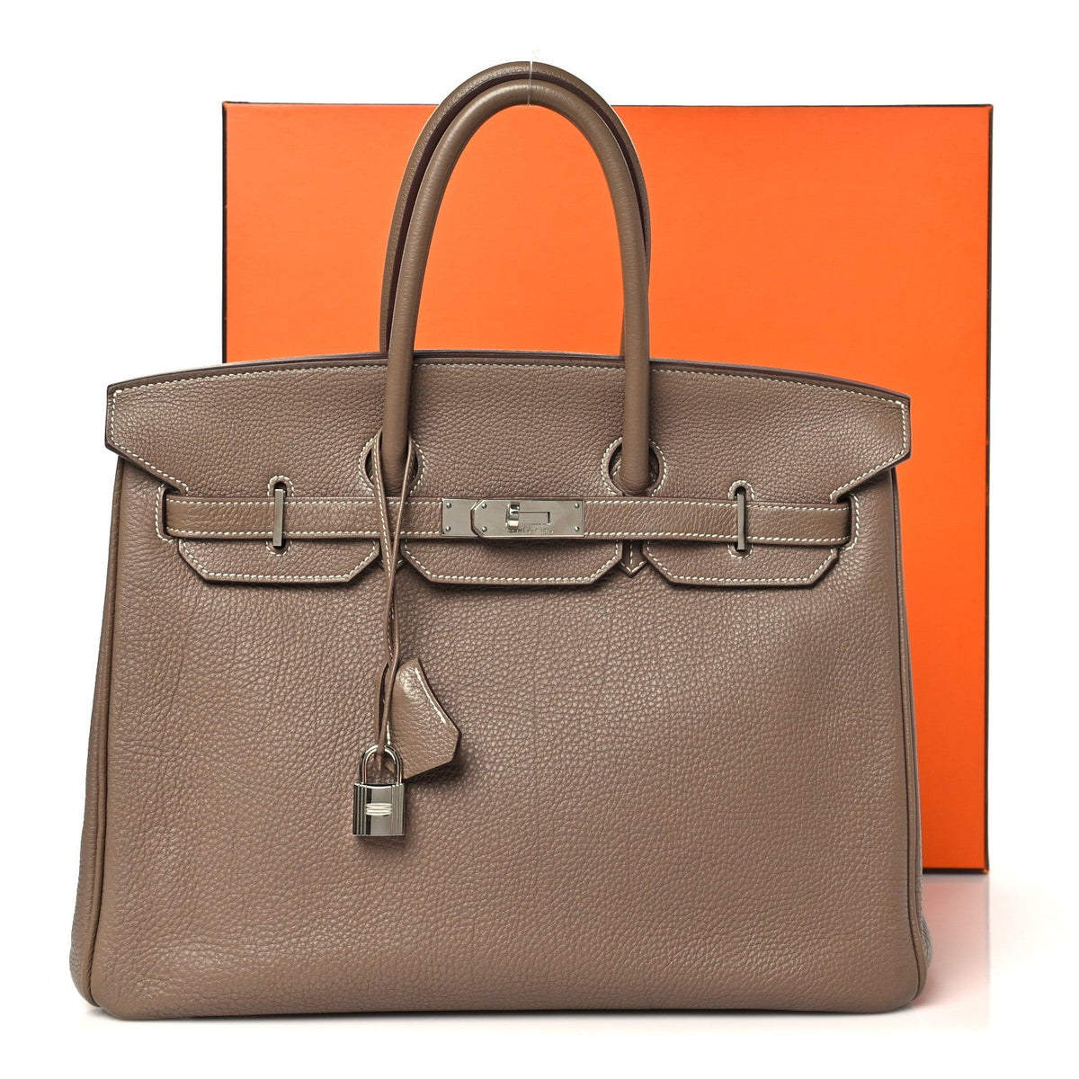 Togo Birkin 35 Etoupe Handbag