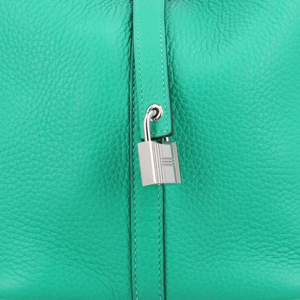 Taurillon Clemence Swift Eclat Picotin L Handbag