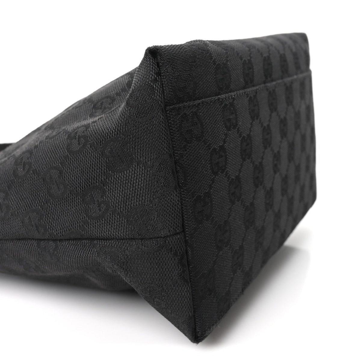Small Nylon Hobo Bag - Black