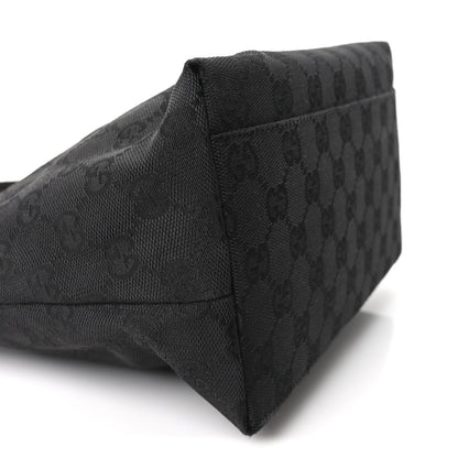 Small Nylon Hobo Bag - Black