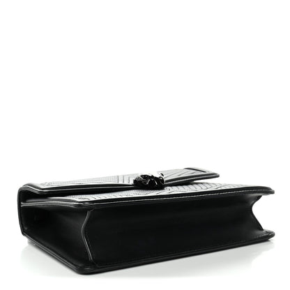 Quilted Calfskin Shoulder Bag - Black
