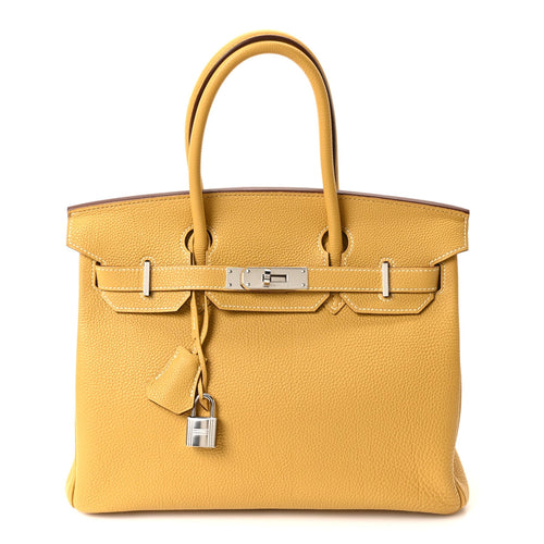 Togo Birkin 30 Curry Handbag