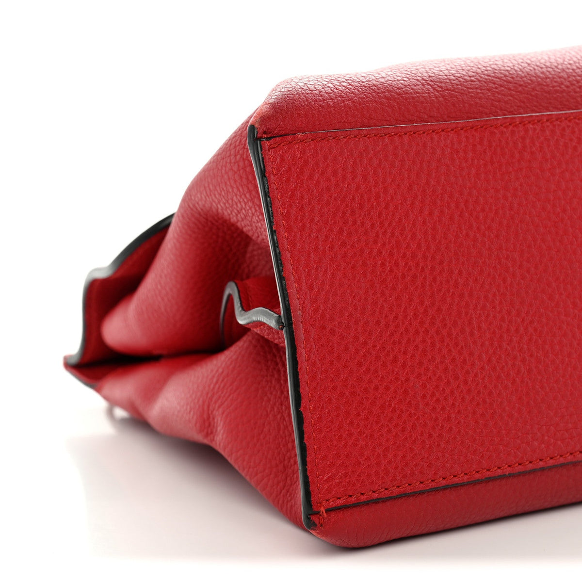 Small Calfskin Handbag - Red